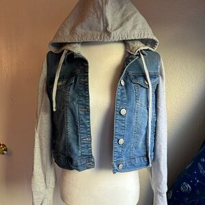 Hoodie Jean jacket